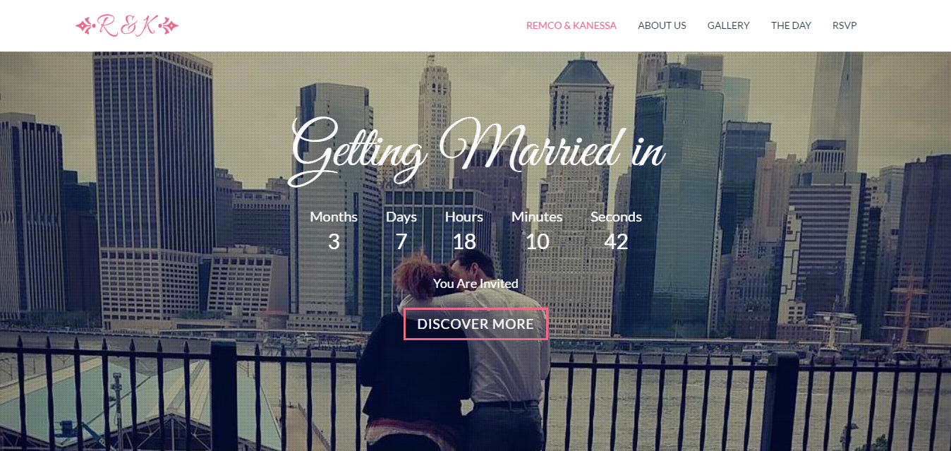 wedding website